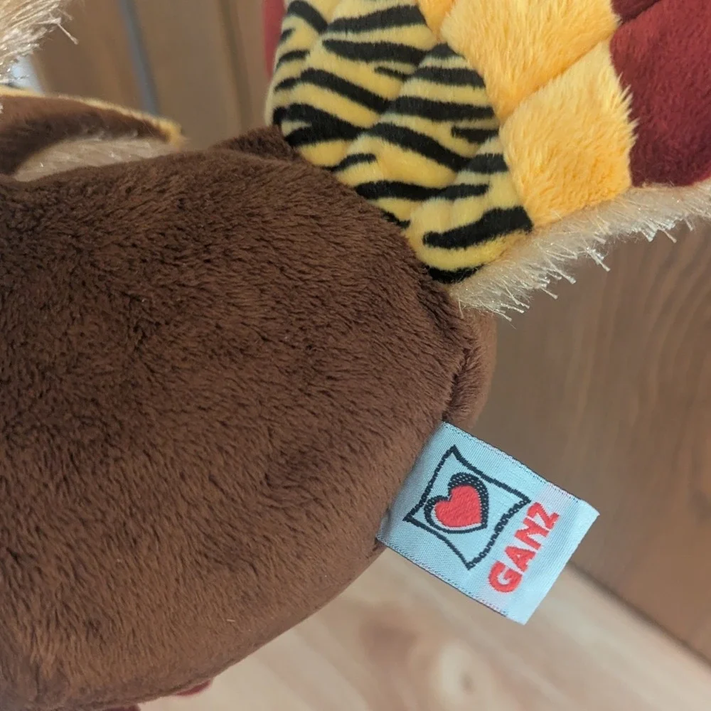 Webkinz Gobbler Turkey Plush Ganz Stuffed Animal 2010 New With Sealed Code HM426